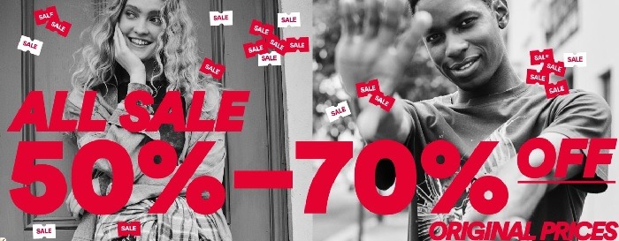 All Sale 50% to 70% Off Original Prices