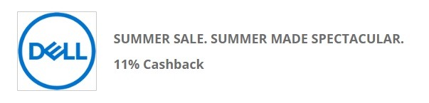 Earn 11% Back at Dell