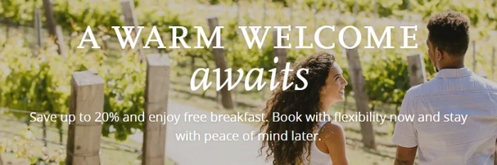 Up to 20% Off + Free Breakfast