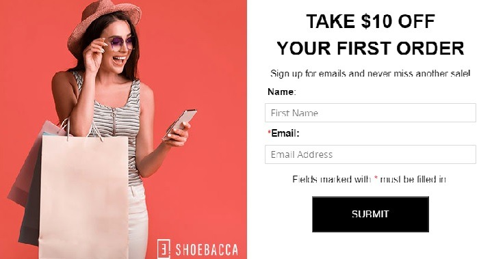 $10 Off First Order w/ Email Sign-Up