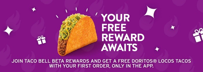Free Doritos Locos Taco w/ Rewards Program Sign-Up