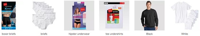 Get $5 Target Gift Card w/ Three Select Hanes Underwear, Socks, or Bra Purchase