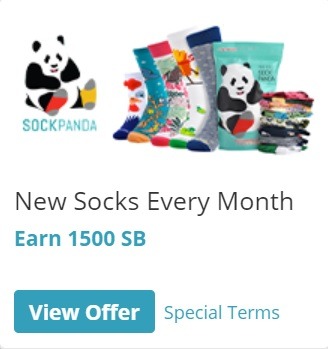 Earn 1,500 SB w/ SockPanda Sign-Up