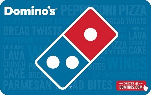 Buy $25 Domino’s Gift Card & Get $5 Bonus Card