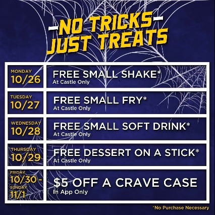 Free Food Items Through 11/1
