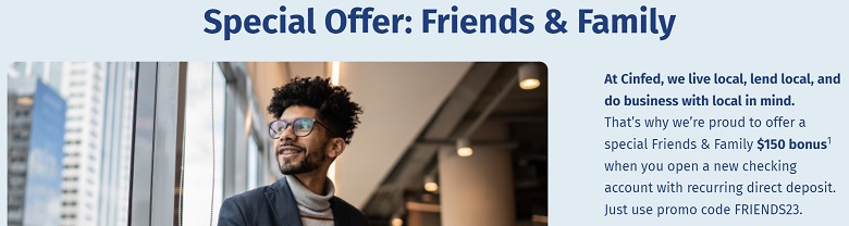 Cinfed Credit Union Checking Bonus