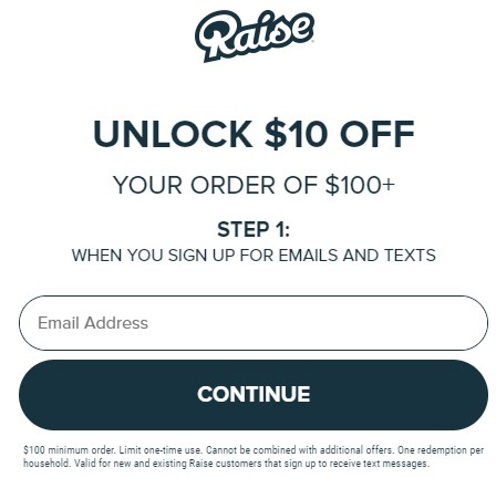 Raise Gift Card Promotions Extra 4 Off Home Diy Gift Card Purchase Coupon 10 Welcome Bonus Etc