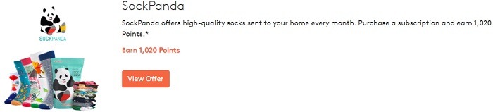 Earn 1,020 Points w/ SockPanda Subscription Sign-Up