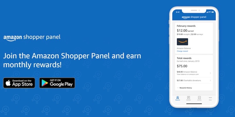 Amazon Shopper Panel Promotions: Earn $10 Each Month w/ Receipt Uploads