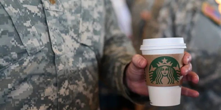Free Coffee for Military & Spouses on 11/11
