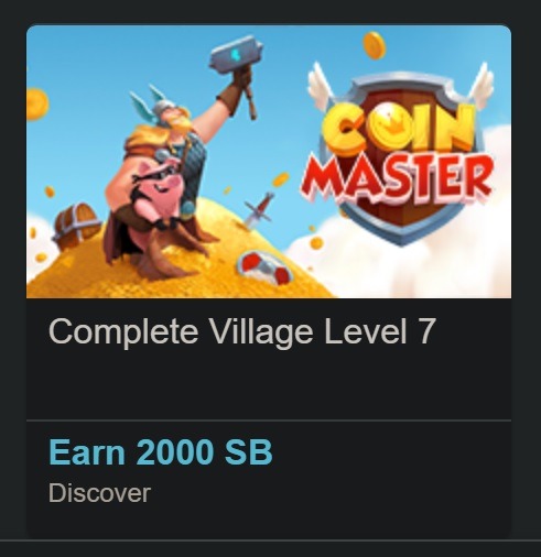 Earn 2,000 Points w/ Coin Master App Install & Completing Village Level 7