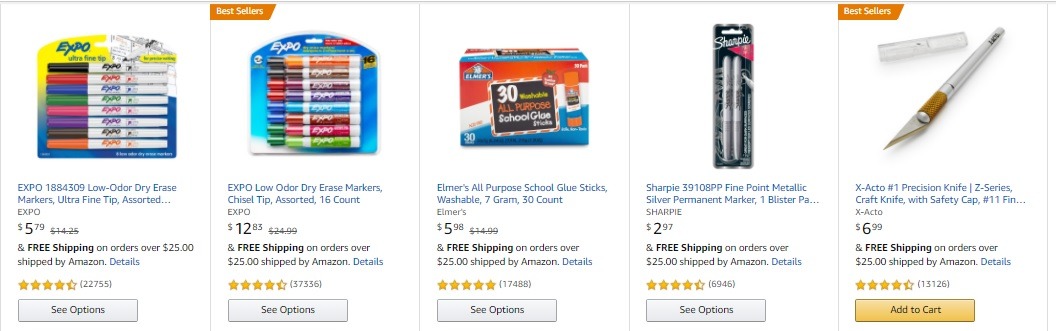 Amazon: Get $10 Off $25 Office Supplies Coupon, Get $10 Off $50+ Spend on Toys, Electronics, & More
