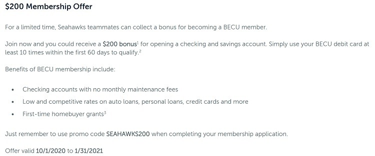 BECU Bonus