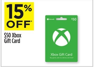 Dollar General Promotions: Purchase $50 Xbox Gift Card for $42.50, Etc