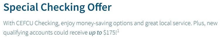 CEFCU Bonus