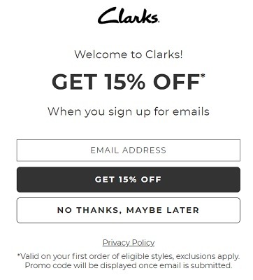 clarks coupon code