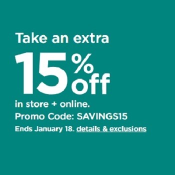 Khols 15% off