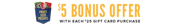 Half Price Books Promotions: Get $5 Bonus for Every $25 Gift Card Purchase