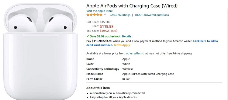 Apple AirPods Wired