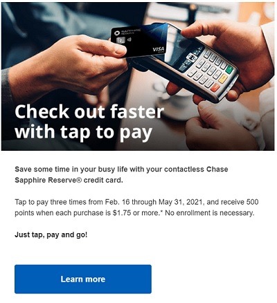 Chase tap