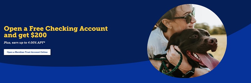 Meridian Trust Federal Credit Union Checking Bonus
