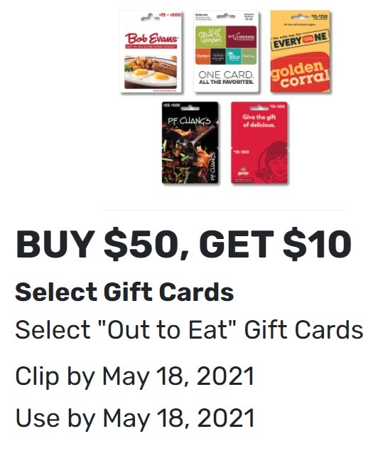 Schnucks Promotions: Purchase Select $50 Gift Cards for $40 (P.F. Chang