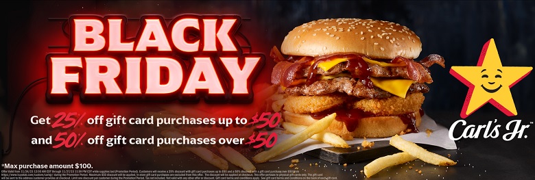 carls jr gift card deal