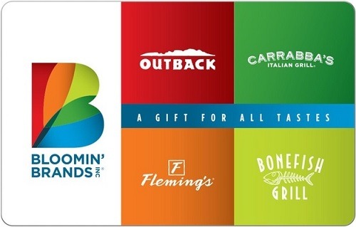 Best Buy Purchase 50 Bloomin' Brands Gift Card for 45