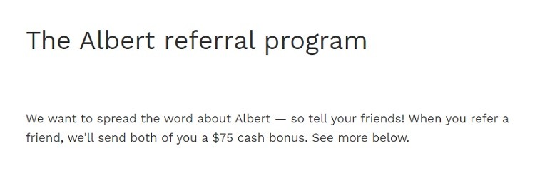 albert referral