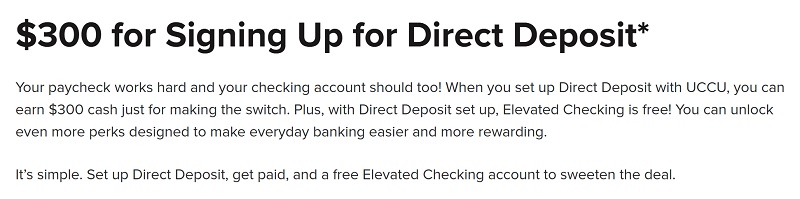 Utah Community Credit Union Checking Bonus