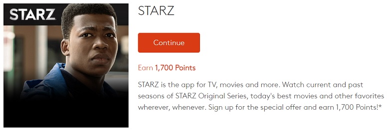 mypoints starz