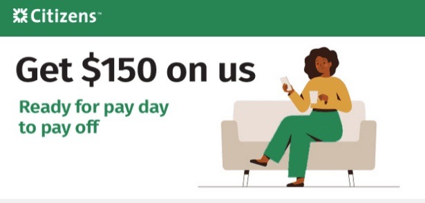 Citizens bank checking account bonus deals