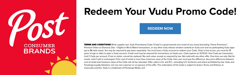 Vudu new cheap user promo