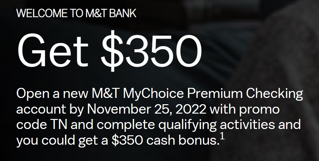 M&T Bank Promotions 200, 300, 350, 450 Personal & Business