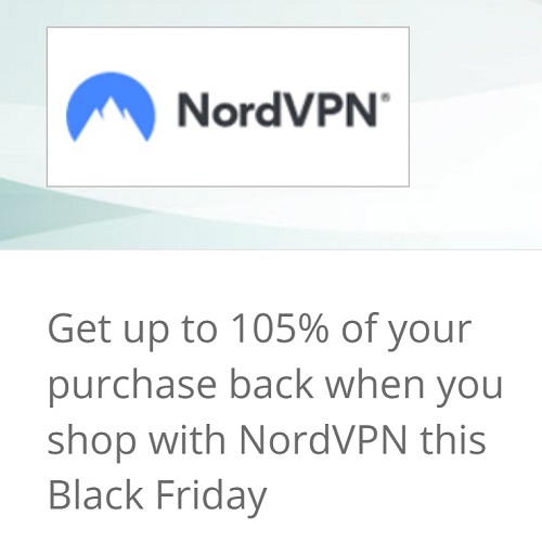 TopCashback Earn 105 Cash Back on NordVPN Purchase