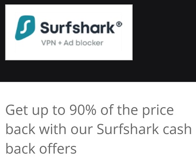 topcashback surfshark