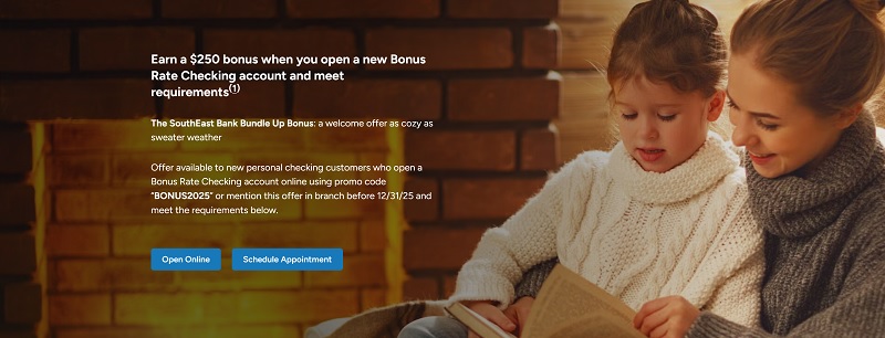 SouthEast Bank Checking Bonus