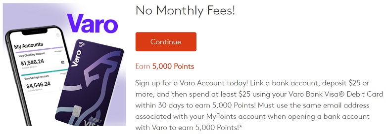 mypoints varo