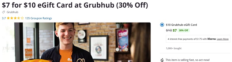 Groupon Grubhub