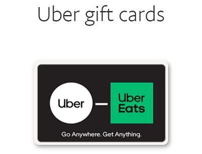Uber - $100 E-Gift Card
