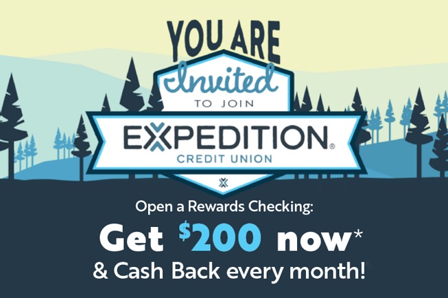 Expedition Credit Union Checking Bonus