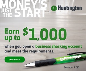 Huntington Bank Unlimited Plus Business Checking Bonus Coupon