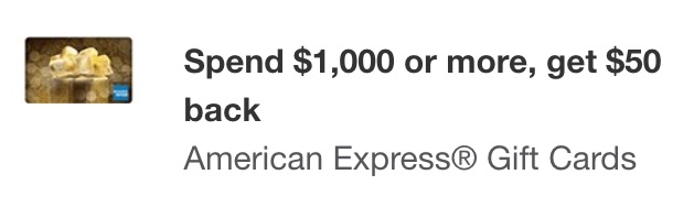 amex offer american express gift card