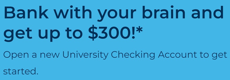 university credit union checking bonus