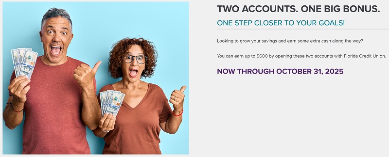 Florida Credit Union Checking CD Bonus