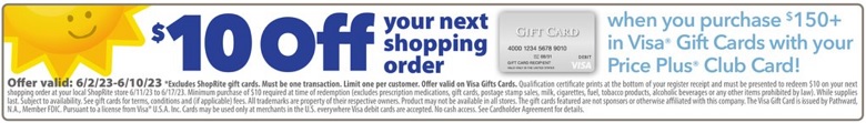 shoprite visa