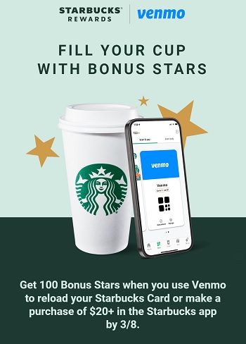 starbucks venmo