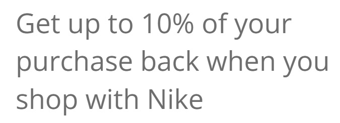 topcashback nike