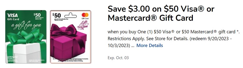 Kroger Visa Mastercard Promo