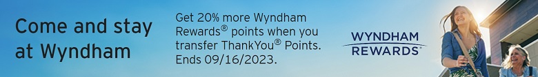 citi thankyou wyndham point transfer bonus